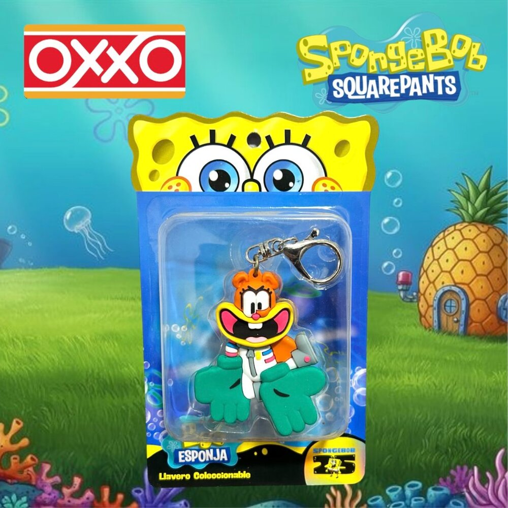 OXXO Limited Spongebob Squarepants Keychain Series: Sandy (Mexico Exclusive)